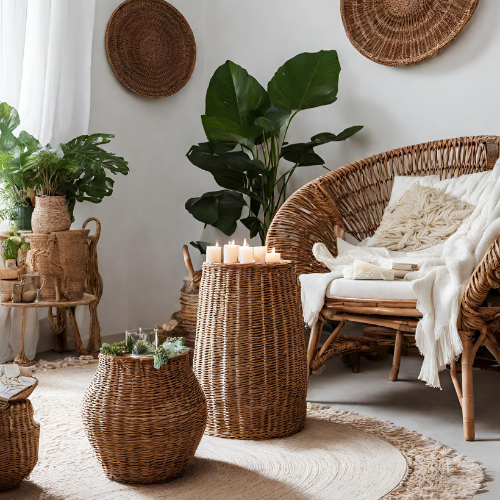 Décoration en Osier : Un Guide Complet sur les Décorations en Osier pour Votre Intérieur Bild