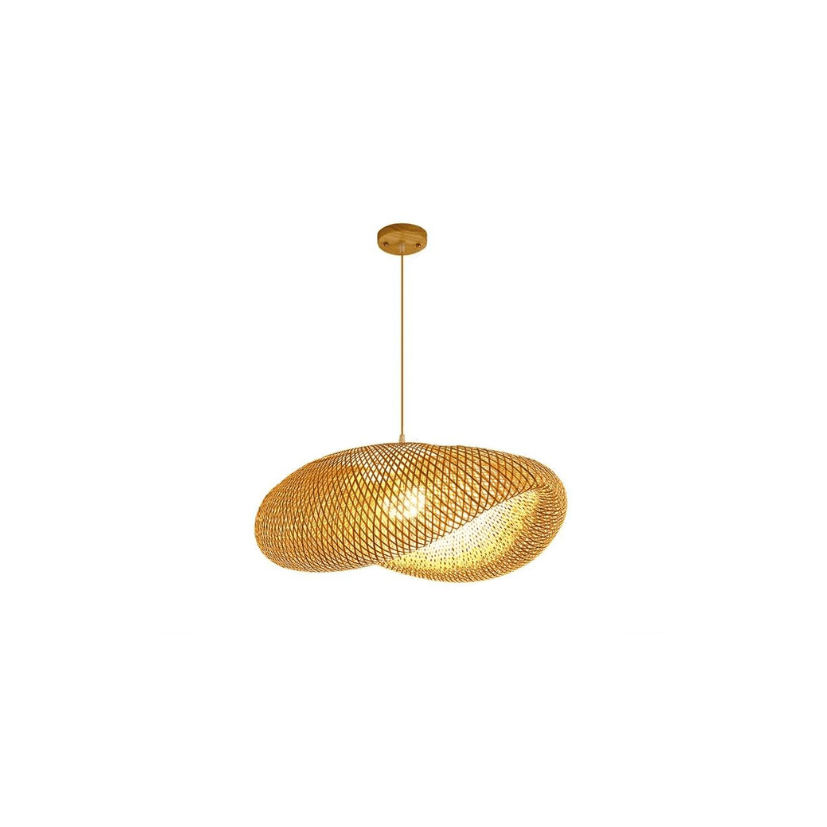 Lustre en rotin