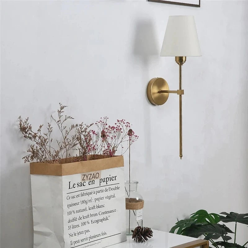 Applique murale avec abat-jour
