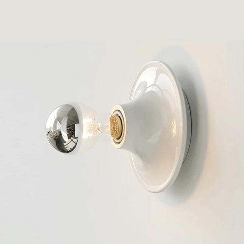 BLANC Applique murale avec ampoule
