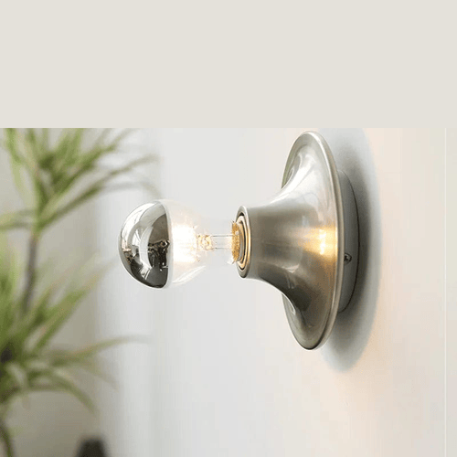 CHROME Applique murale avec ampoule