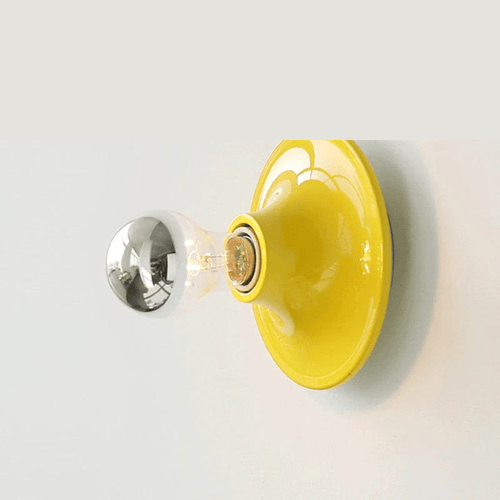 JAUNE Applique murale avec ampoule