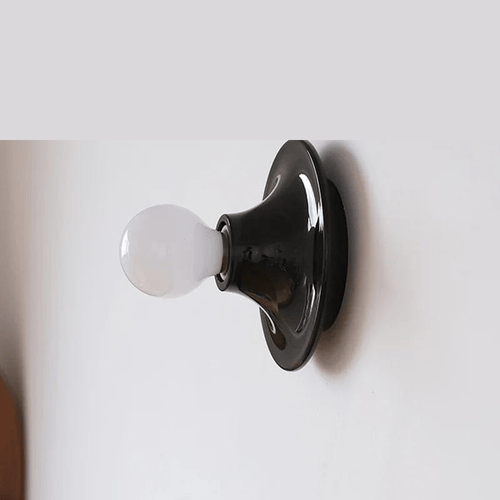 NOIR Applique murale avec ampoule