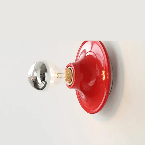 ROUGE Applique murale avec ampoule