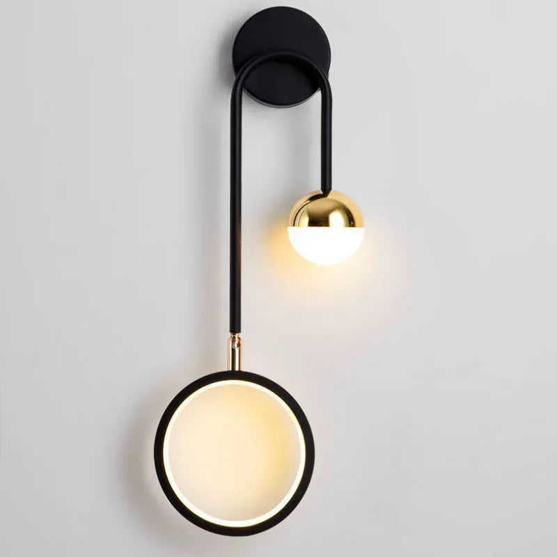 Applique murale boule led design moderne