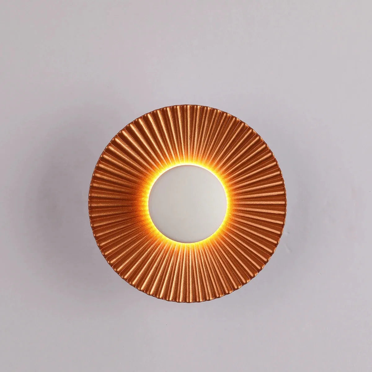 Applique murale design moderne ronde plissée