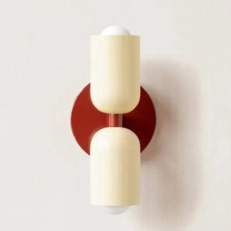 No18 Dark red Applique murale design scandinave