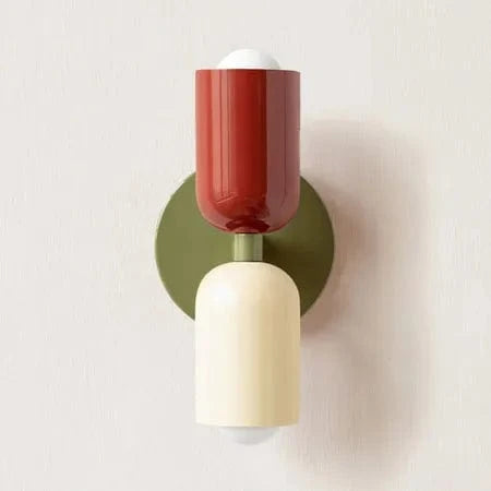 No19 Green Applique murale design scandinave