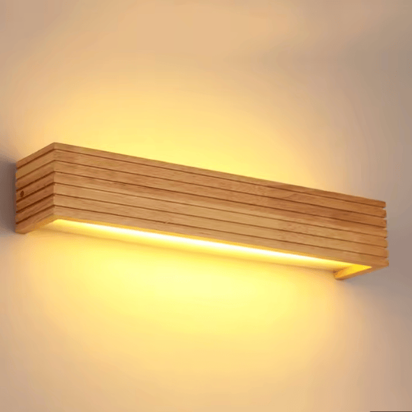 Applique murale en bois naturel