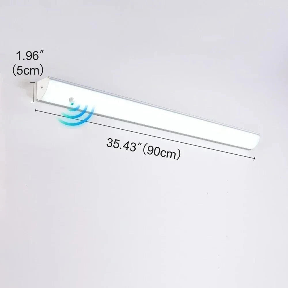 BLANC 90CM AVEC CAPTEUR DE MOUVEMENT / LUMIÈRE CHAUDE Applique murale exterieur longue