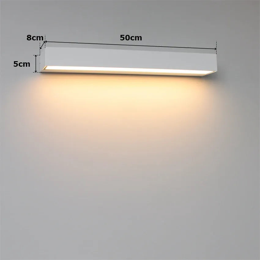 Applique murale extérieure LED IP65 rectangulaire
