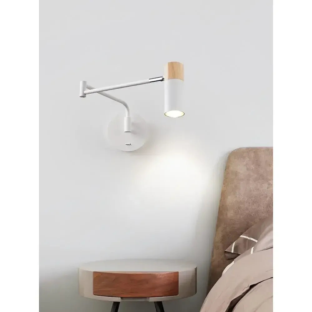 Applique murale liseuse bras directionnel