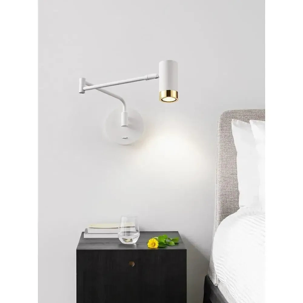 Applique murale liseuse bras directionnel