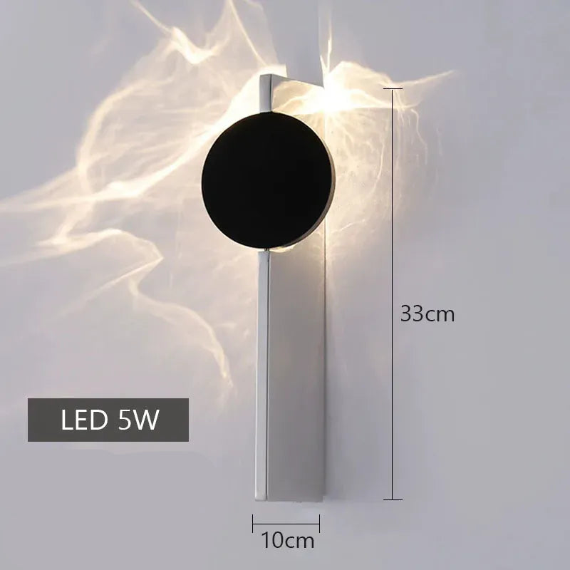 A / Warm light Applique murale moderne projection astral