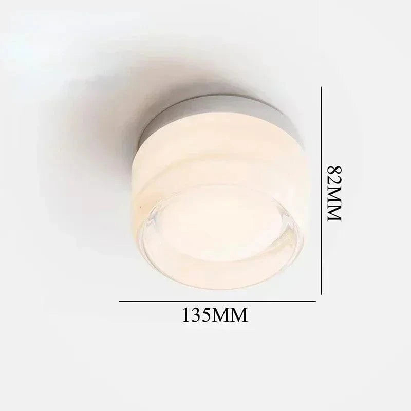 B White / LUMIÈRE CHAUDE (2700-3500K) Applique murale verre cannelé