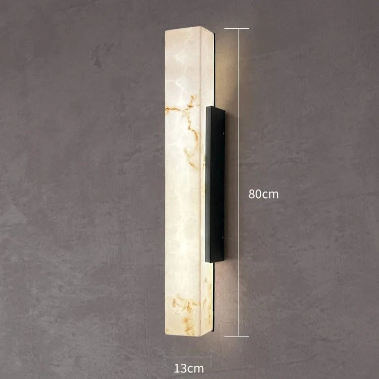 LUMIÈRE FROIDE / 80CM Appliques marbrées