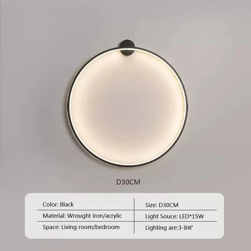 Type B 30cm / TRICOLORE (no RC) Cercle led lumineux
