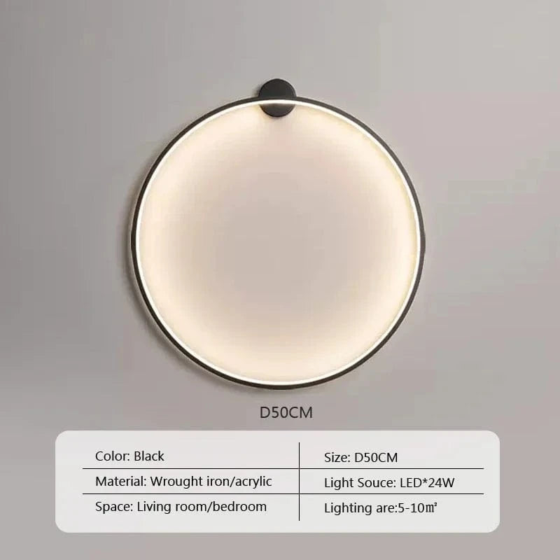 Type B 50cm / TRICOLORE (no RC) Cercle led lumineux