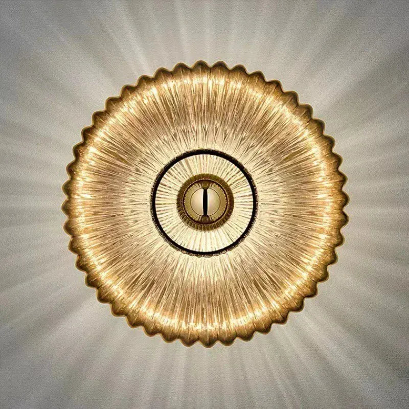 Glass Wall Lamp Glass Wall Sconce For Corridor Background Bedroom Living Room Bedside Ambiance Wall Light Indoor Home Decor