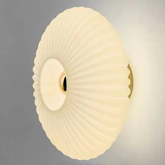 WLGL025 Milk White / Warm white Glass Wall Lamp Glass Wall Sconce For Corridor Background Bedroom Living Room Bedside Ambiance Wall Light Indoor Home Decor
