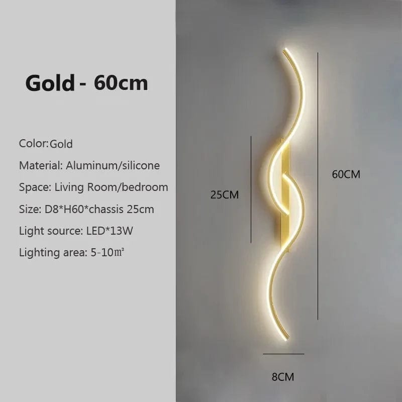 Gold-60cm / Warm white applique new