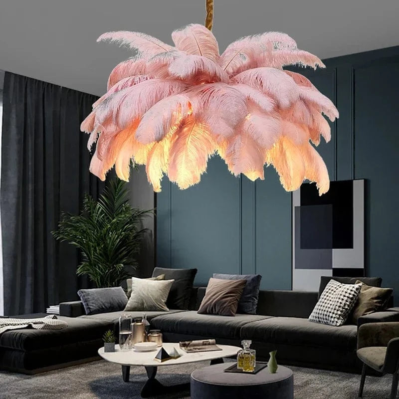 Grand Lustre Plumeau