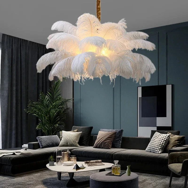 Grand Lustre Plumeau
