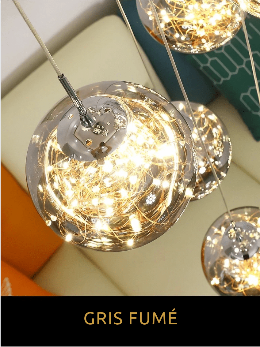 Grand lustre pour plafond haut