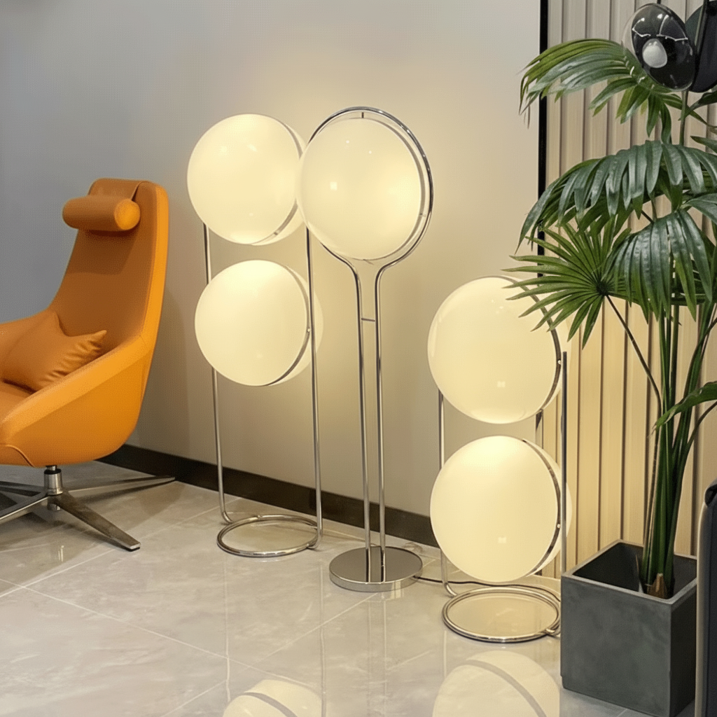 Lampadaire globe