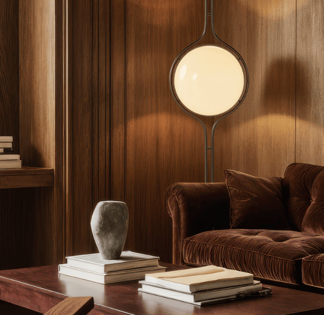 Lampadaire globe