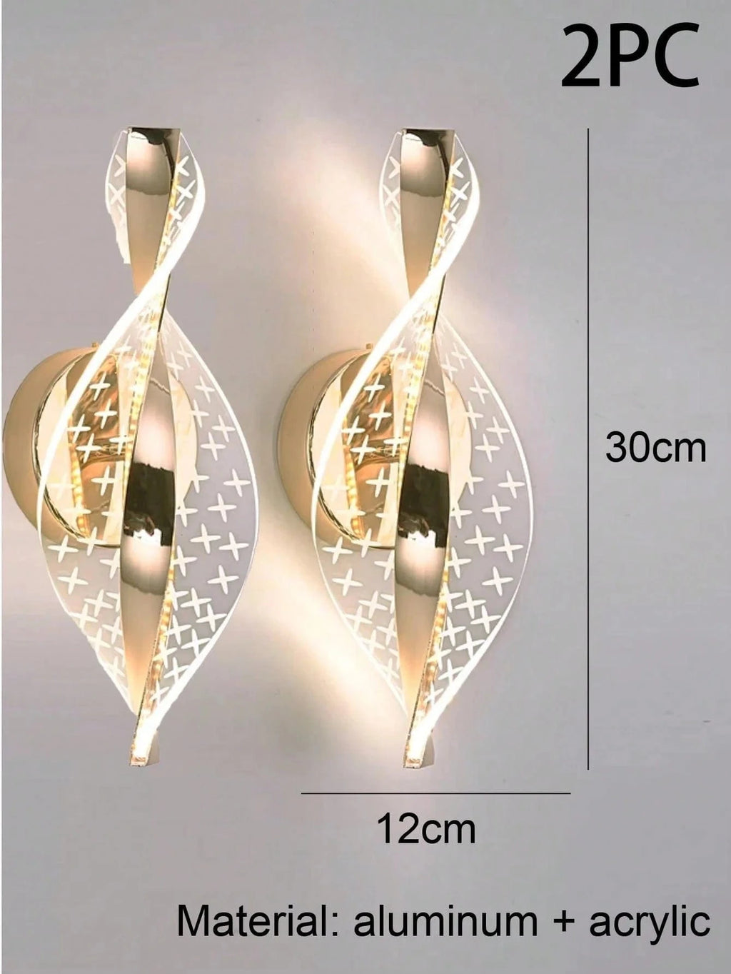 DORÉ C X 2 PIÈCES Lampe applique murale design