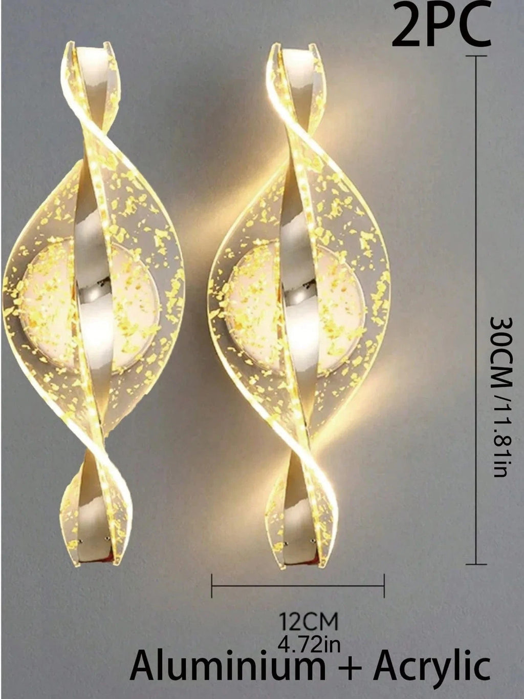 DORÉ F  X 2 PIÈCES Lampe applique murale design