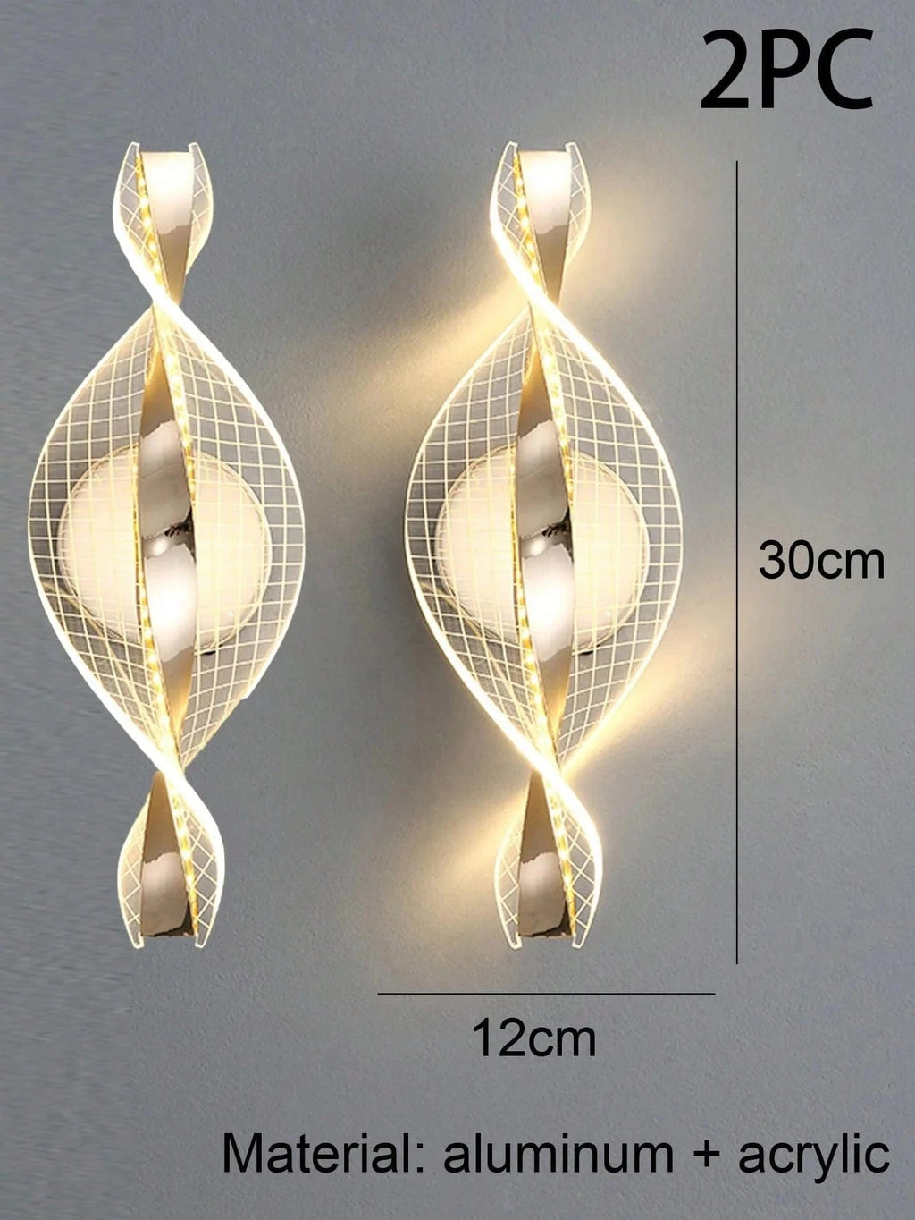 DORÉ G X 2 PIÈCES Lampe applique murale design