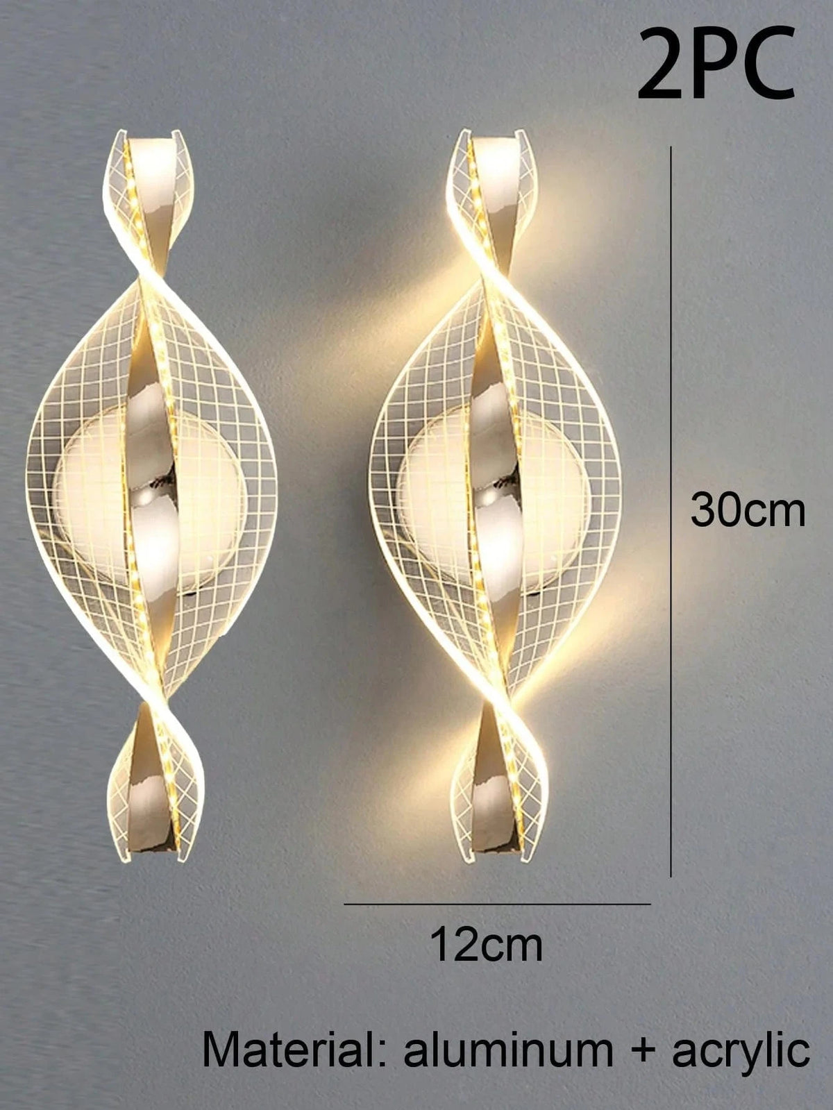 DORÉ G X 2 PIÈCES Lampe applique murale design