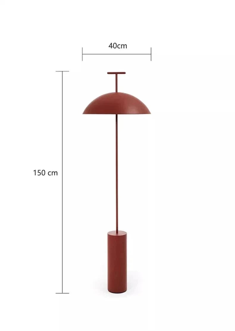 Lampe de sol champignon design italien