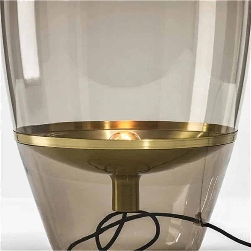 Lampe en verre design