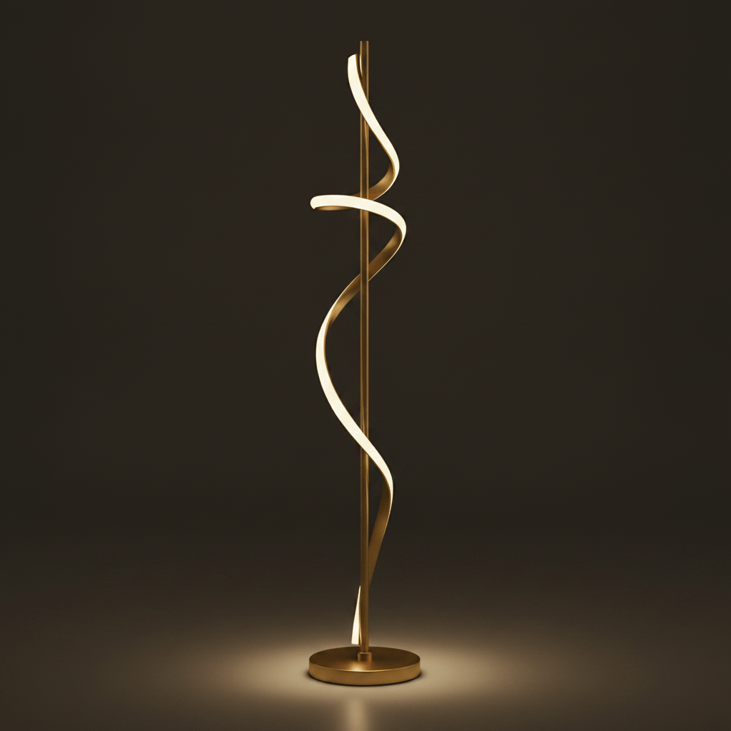 OR, Hauteur 140 CM, Base 25 CM / TRICOLORE Lampe LED puissante