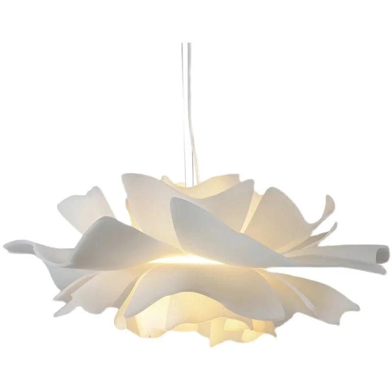 Lustre fleur blanche