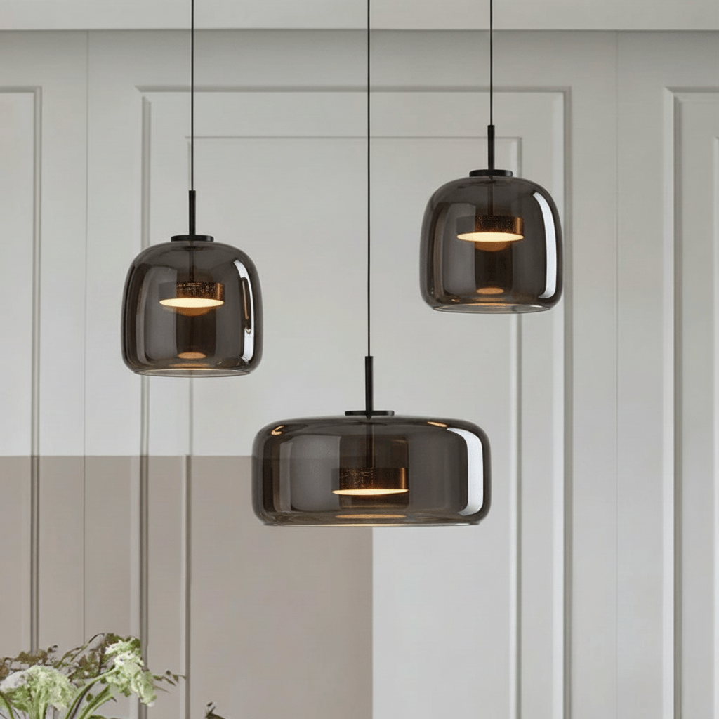 Lustres design en verre