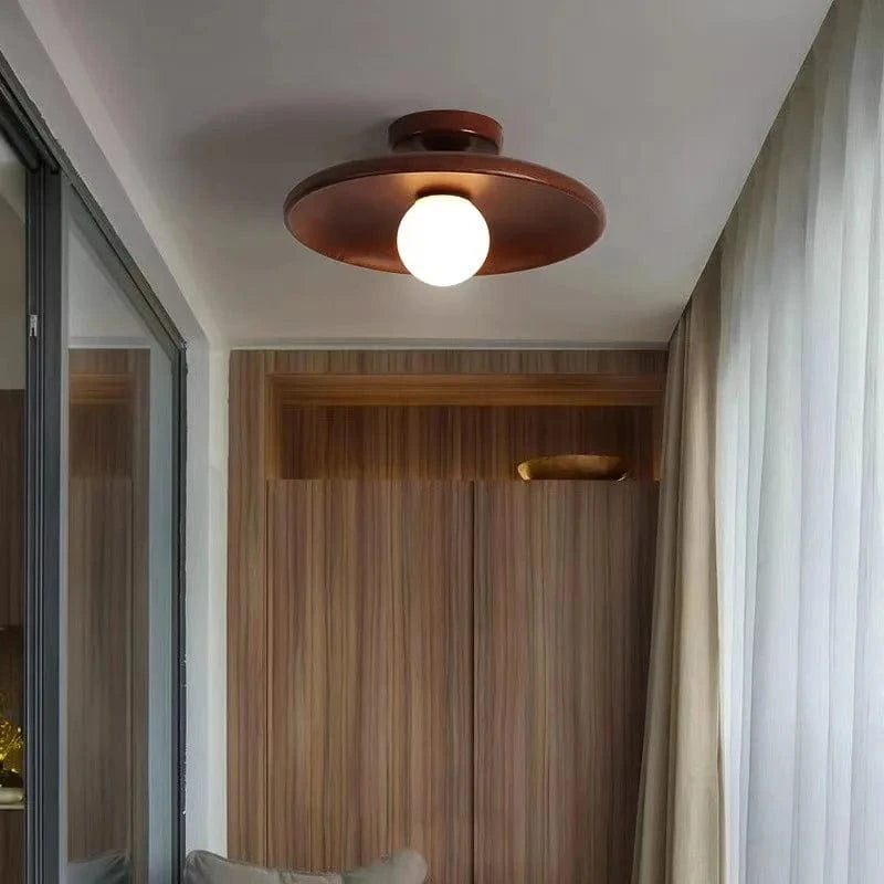 Plafonnier bois scandinave