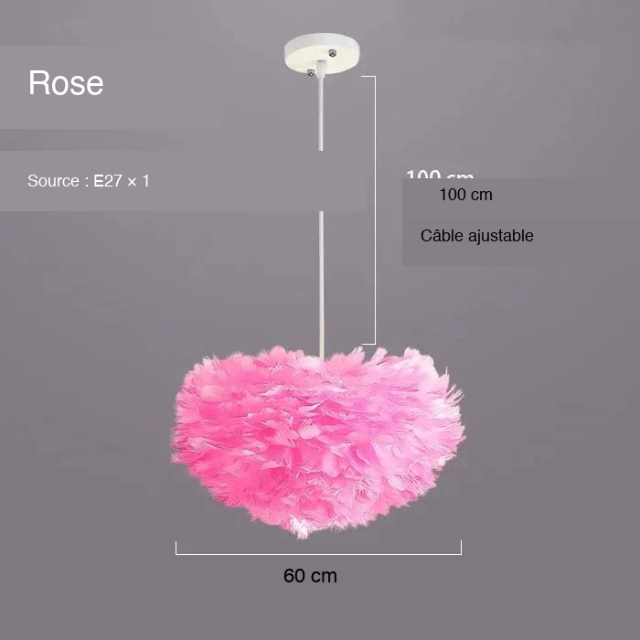 Suspension à plumes