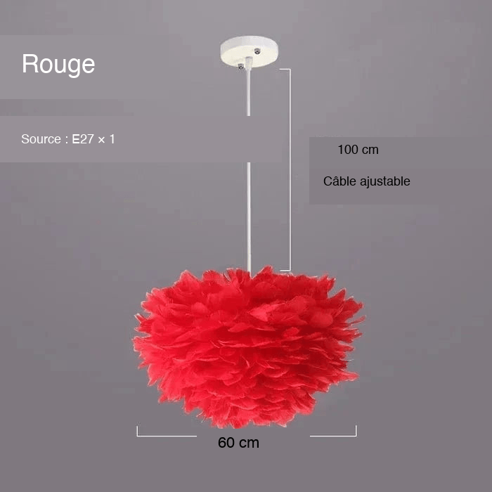 Suspension à plumes