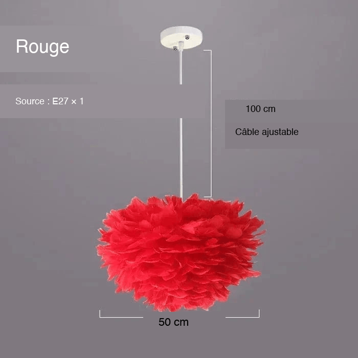 Suspension à plumes