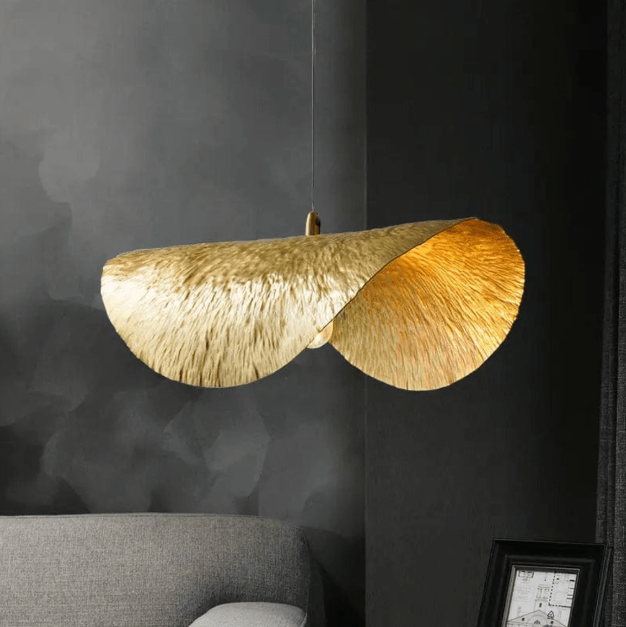 Suspension feuille d'or