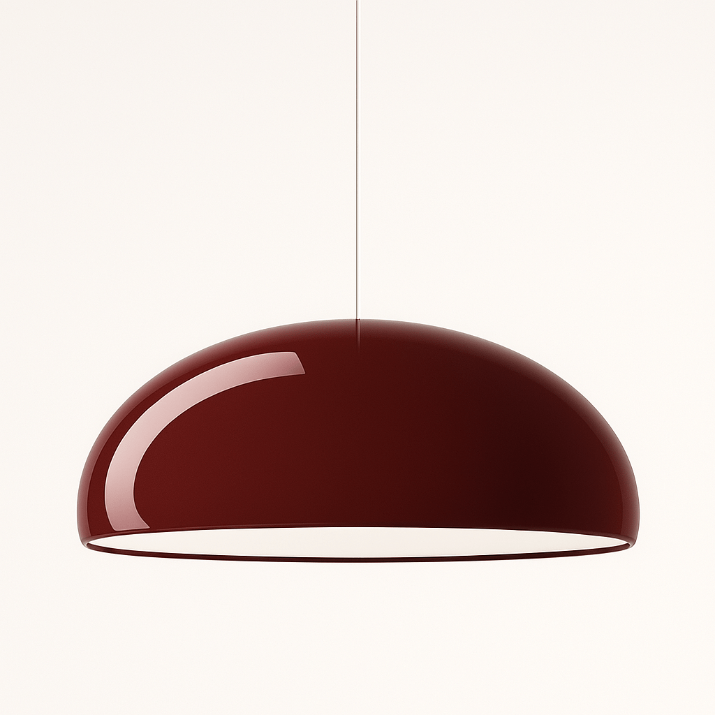 ROUGE / DIAMÈTRE 30 CM Suspension italienne