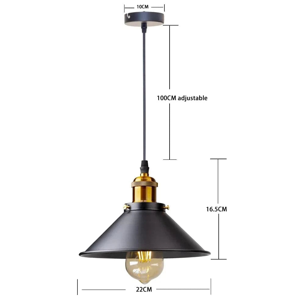 1 PIÈCE Suspension lampe industrielle
