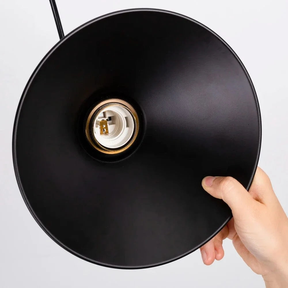Suspension lampe industrielle