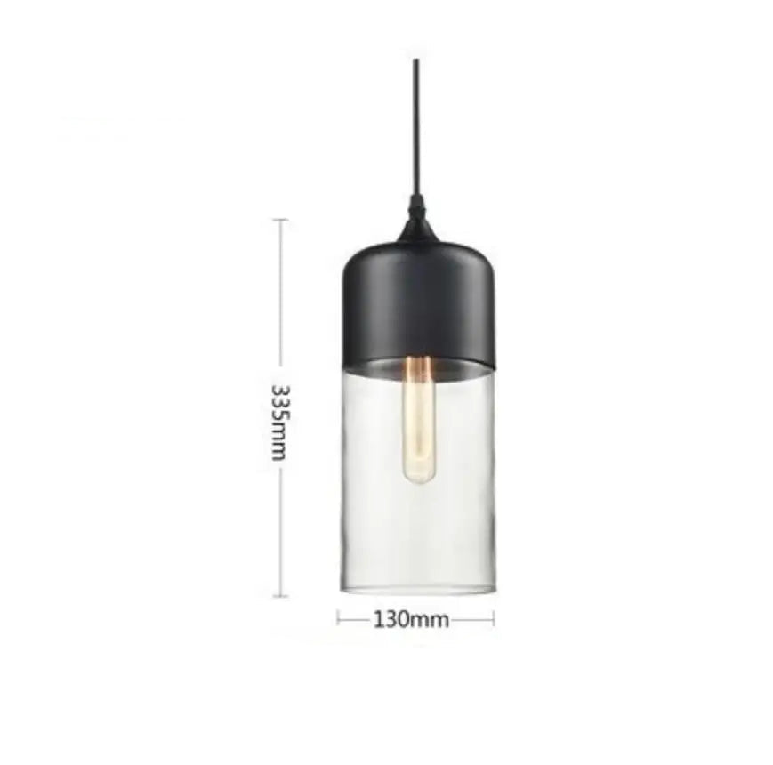 BLACK A CLEAR Suspension verre et métal design moderne