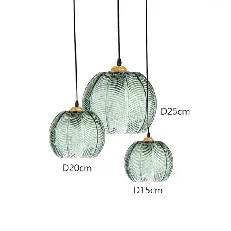 Suspension verre strié