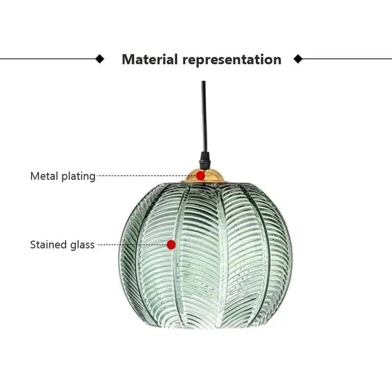 Suspension verre strié